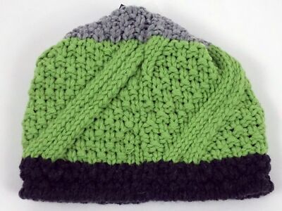 Döll Jungen Mädchen Mütze Beanie grün mehrfarbig 49 Strickmütze Unisex Kappe 