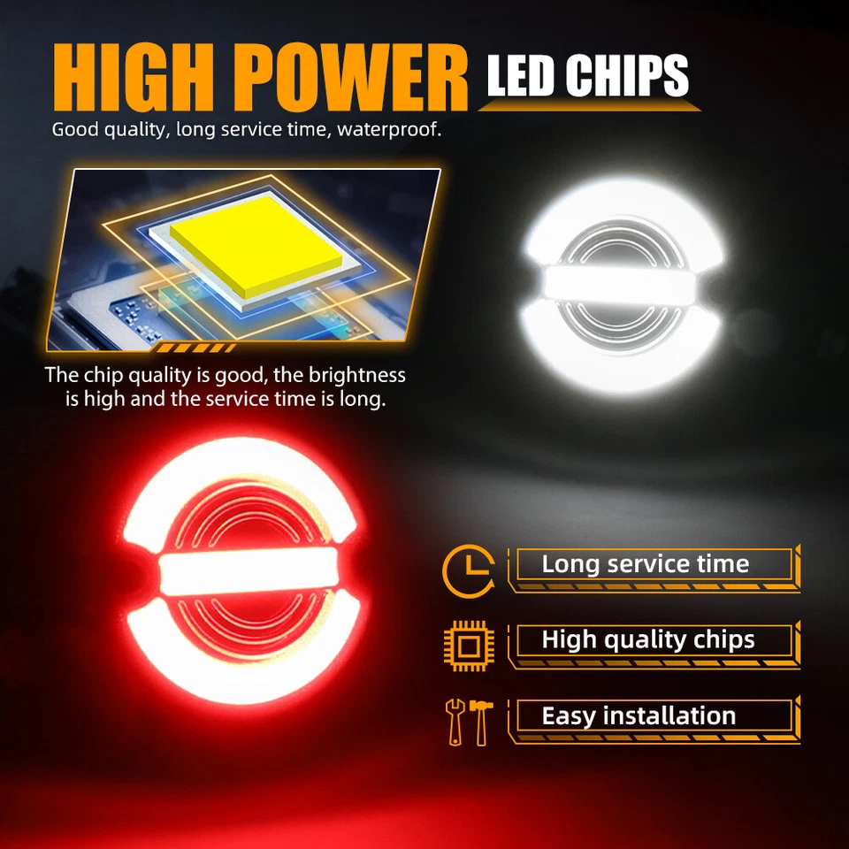 For Land Rover Defender 90/110 Defender Complete Led Headlight Fog Upgrade Kit - Image 4 of 4