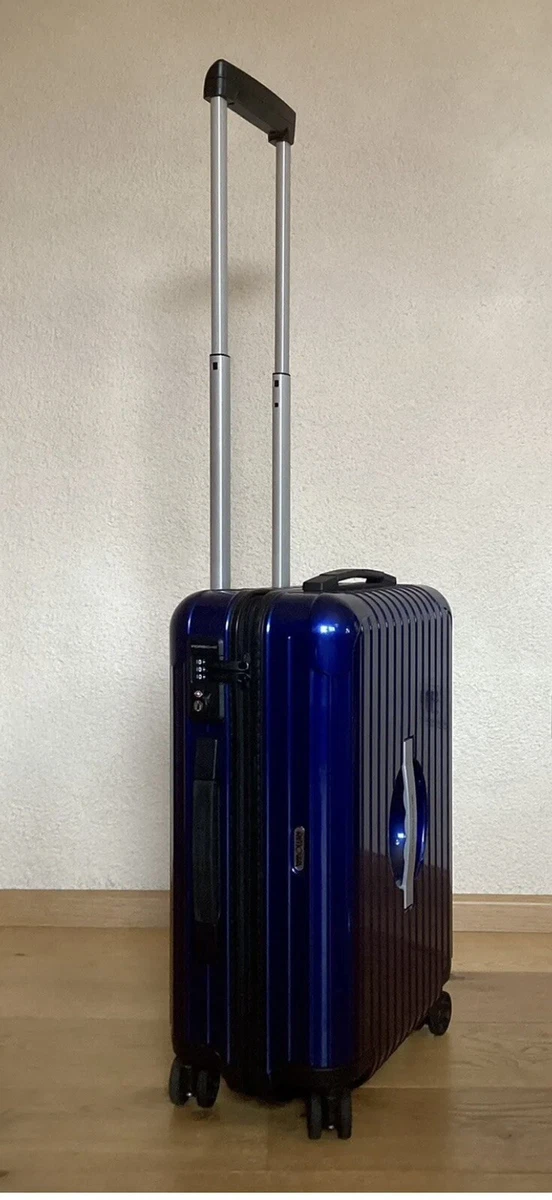 Porsche x Rimowa Luggage in Blue Metallic 32L Carry On Trolley 