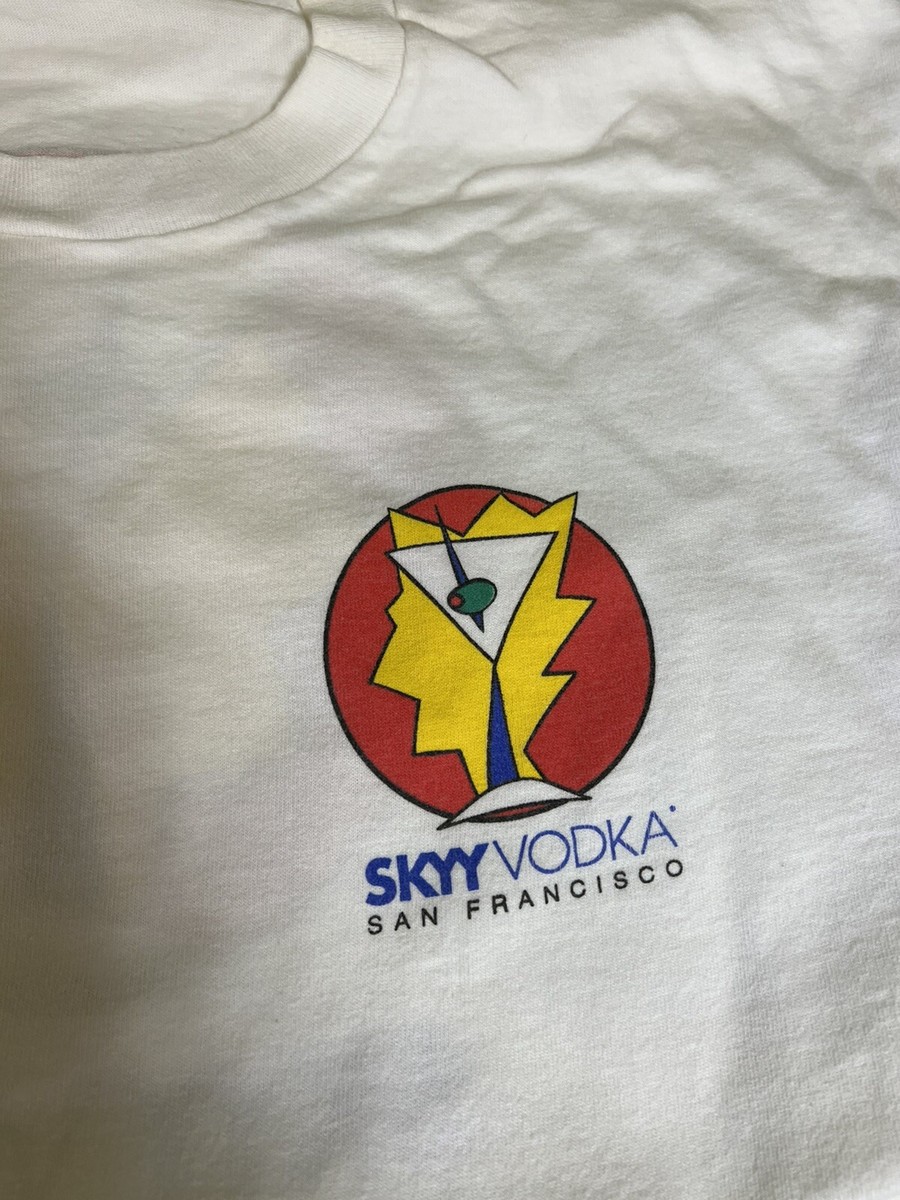 Vintage Skyy Vodka San Francisco Alcohol Liquor T-Shirt 90s XL