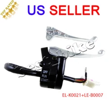 Throttle Housing Kill switch Brake Lever Assembly Yamaha Y-Zinger PW 50 PW50