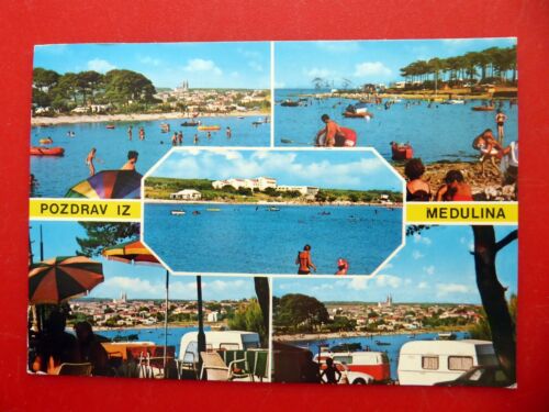 Medulin 1985 - Riviera Kroatien Istrien - Baden Campen - Briefmarke Jugoslawien - Afbeelding 1 van 2