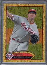 2012 Topps Update Gold Sparkle Josh Lindblom #US225  (DCW4)
