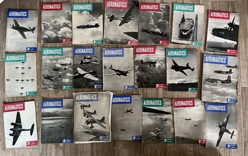 Aeronautics Magazine - 22 Editions 1939  - 1943