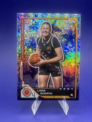 2025 Topps Chrome McDonald s All American Lara Somfai McFlurry Refractor #23