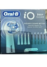 Oral-B - iO Deep Clean Replacement Brush Heads 9 ct - Toothbrush Refills