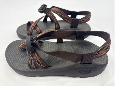 Chaco Sandals Mens 10 Hiking Z2 Toe Loop Vibram Brown  display picture 2