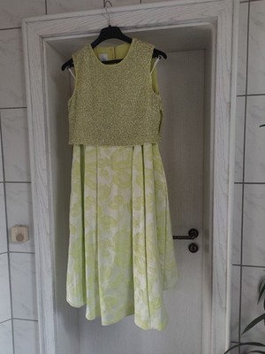 Madeleine Kleid, Zweiteilig Rock Oberteil, Größe 34, XS ,Festlich Pailletten,