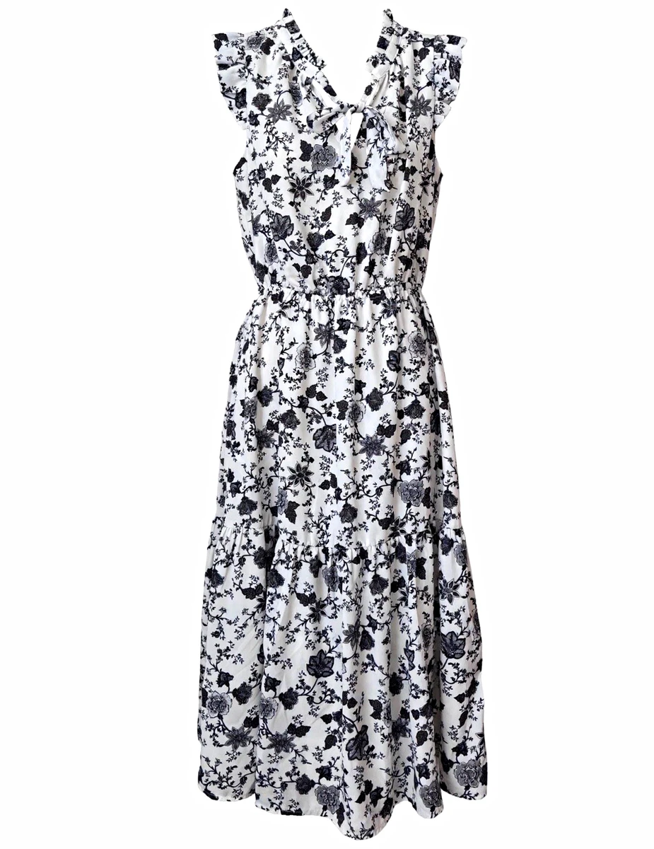 banana republic black white dress Dresses for Women for sale Shoe Size:7.5
