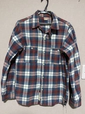 BOOTLEGGERS Flannel Shirt Size 16 Long Sleeve Men's Top L