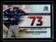 2023 Bowman Scouts’ Top 100 Cristian Hernandez Chicago Cubs #BTP-73