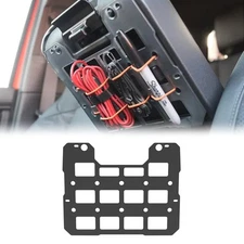 Steel Center Console Organizer Panel Molle Panel fit 2024-2026 Toyota Tacoma