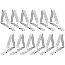Tablecloth Clips Large Picnic Table Holders for 1.7-2.5" Thickness Clips 12 Pack