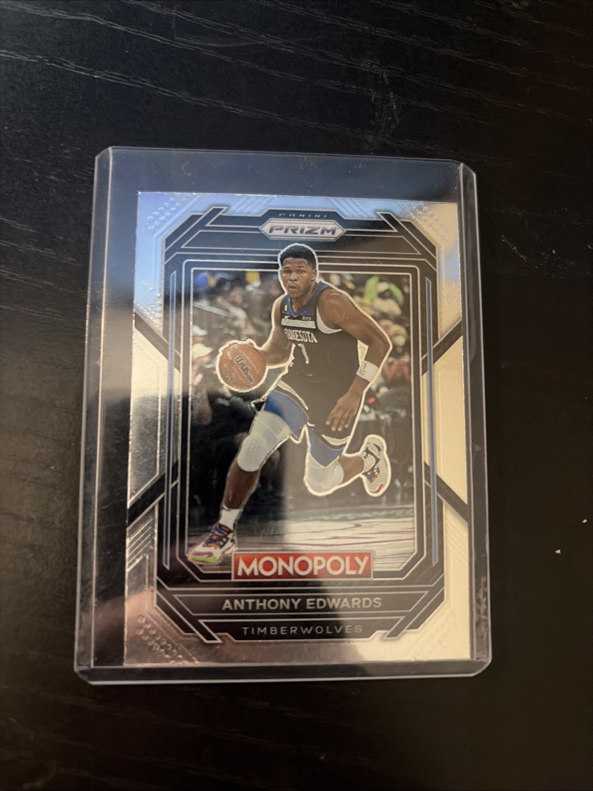 2022-23 Panini Prizm Monopoly - Anthony Edwards #53 Silver Prizm