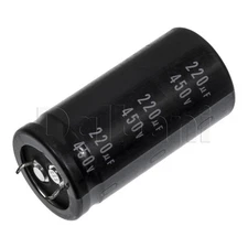 450V 220uF 105C 25x50mm Original Nichicon Snap In Electrolytic Capacitor