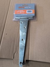 Gate Mate Bright Zinc Plated 200mm Light Tee Hinges With Fixings Pair