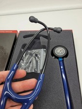 3M Littmann Cardiology IV Stethoscope, 6165, Blue-Black Chestpiece Black 27"