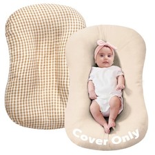 FUNUPUP Muslin Baby Lounger Cover Only Compatible with Snuggle Me Lounger, Infan