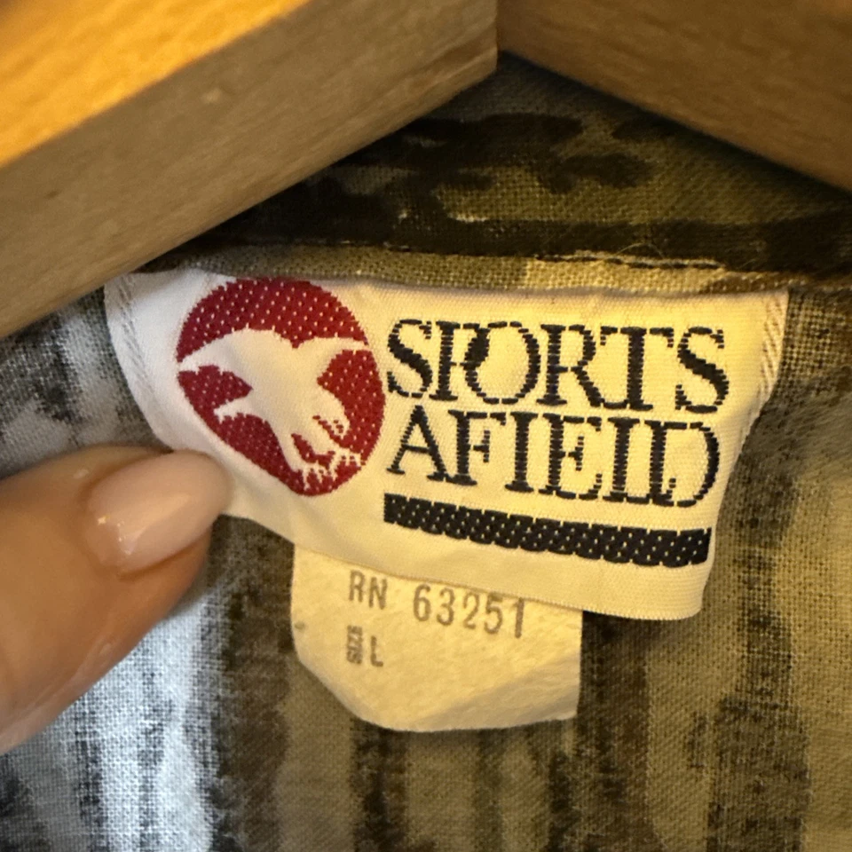 Vintage Sports Afield Realtree Camo Lightweight Zip Coveralls Men’s L USA - Image 2 of 4