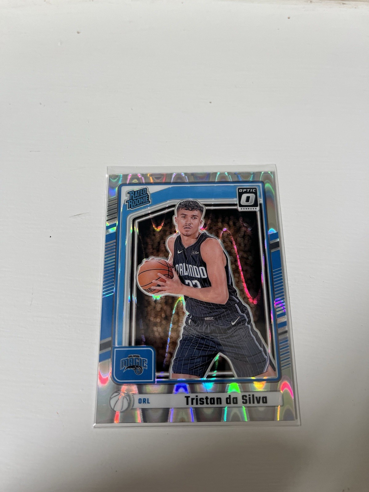 🏀2024-25 Tristan da Silva Donruss Optic Rated Rookie  Preview P-203 Wave Prizm