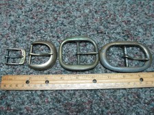 Vintage Lot of 4 Belt Buckles