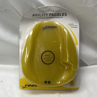 Finis Agility Hand Paddles Strapless Swimming Paddles Strokes Size Adult Medium