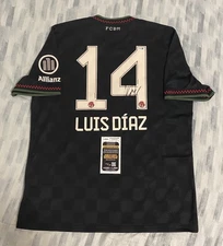 Luis Diaz Signed FC Bayern Munich Jersey Third Kit Autographed Colombia JSA COA