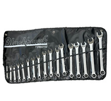 17 Piece Blackhawk By Proto Metric Wrench Set Usa Mf017m 6-22mm Nos