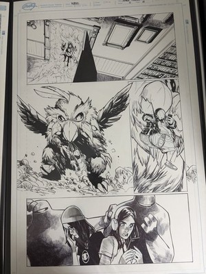Strange Academy Original Comic Book Art by Humberto Ramos