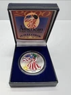NEW 2000 American Eagle Silver Dollar in Full Color in OGP with COA #0352