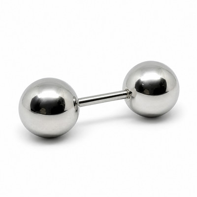 Barbell Bar 14g 1.6mm 316L Large 10mm Ball Earring PA VCH Nipple 30mm Piercing