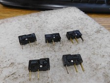 Lot of Omron Model: SS-5T SNAP  Switch.  Qty. 5.  Unused Old Stock