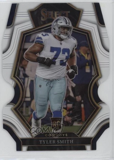 2022 Panini Select Premier Level White Prizm Die-Cut 7/49 Tyler Smith #128 7fj