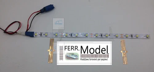 FERRMODEL 190 - Illuminazione carrozze a 12 led smd - bianco caldo. Analogico / - Foto 1 di 1