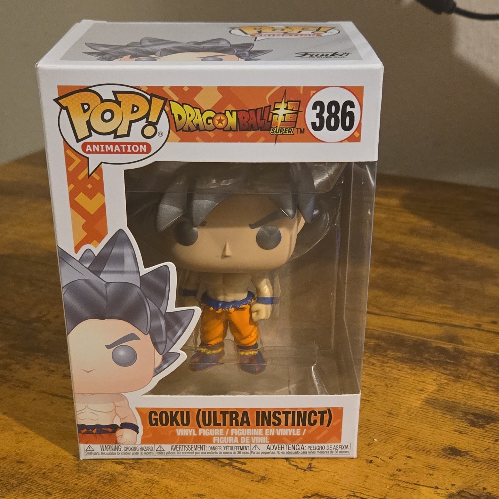 Funko Pop! Vinyl Dragon Ball Super Goku (Ultra Instinct) #38