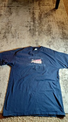 Vintage Grandma Shirt Adult Large Blue Never Fear Grandma Is Here, See Pictures