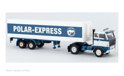 Volvo F 89 Koffer-SZ - Polar Express - 1972 - 1:87 - Brekina (85670)