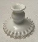 Vintage Fenton Silver Crest 3-1/2" Candle