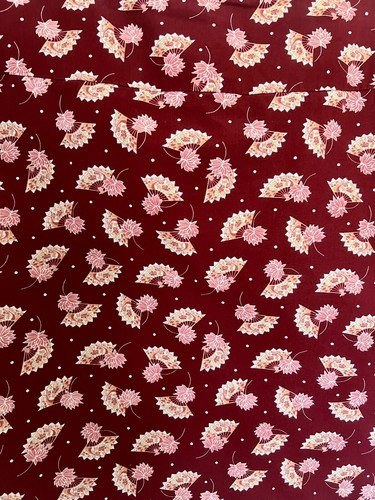 Falda para mujer New York & Company rosa granate floral abanico línea A talla 12 - Imagen 2 de 8