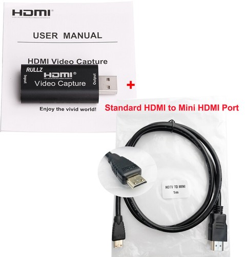 Mini Micro HDMI Camera PS4 PC Game Record USB Video Capture Card Live Streaming - 第 13/14 張圖片