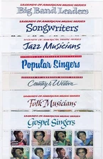 Scott #2774a 2853a 2992a 3099a 3103a 3215a 3219a Sheet of 20 Stamps - MNH