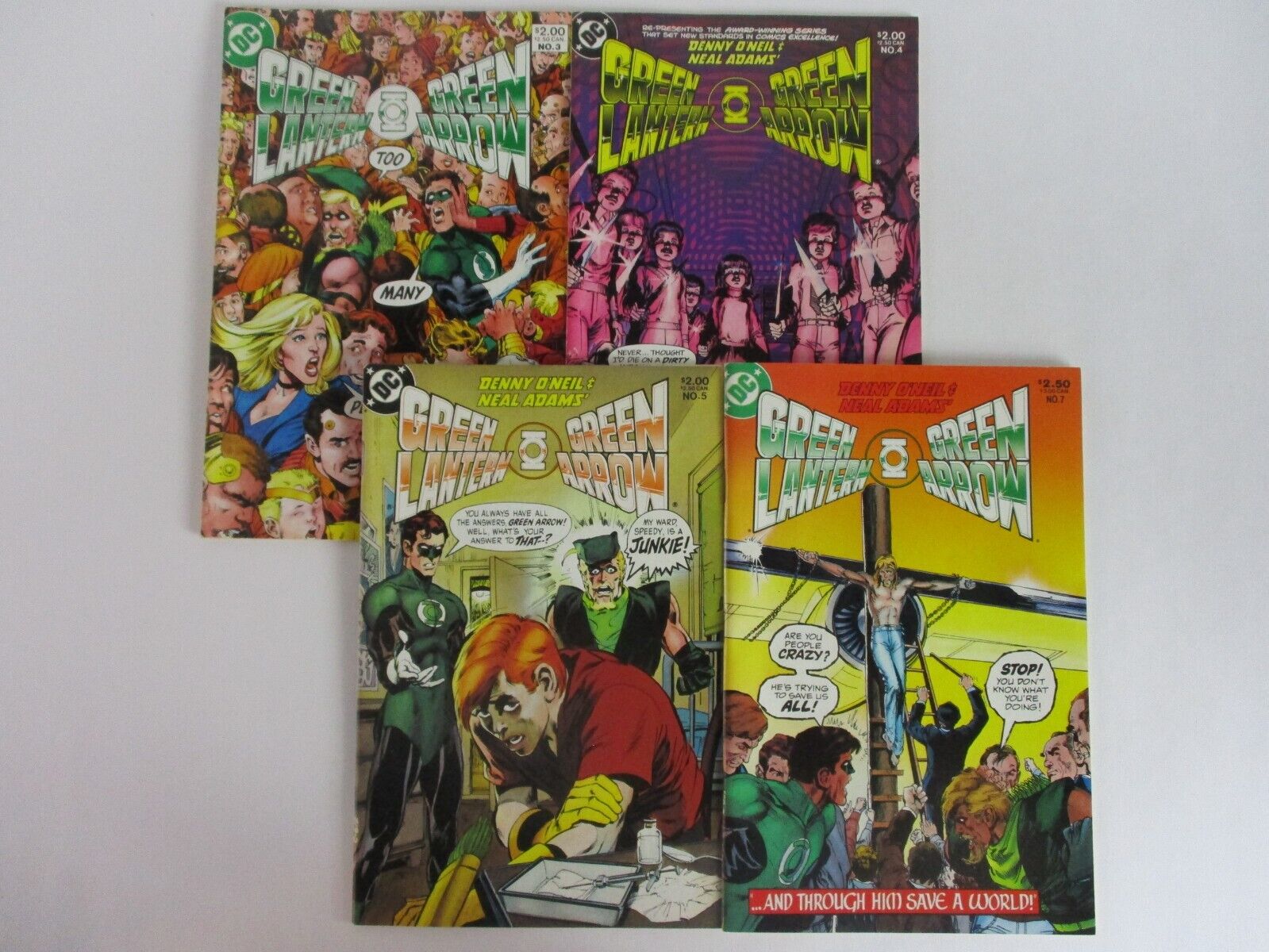 DC Comics GREEN LANTERN-GREEN ARROW #3-7 4x Issues LOOKS GREAT!!
