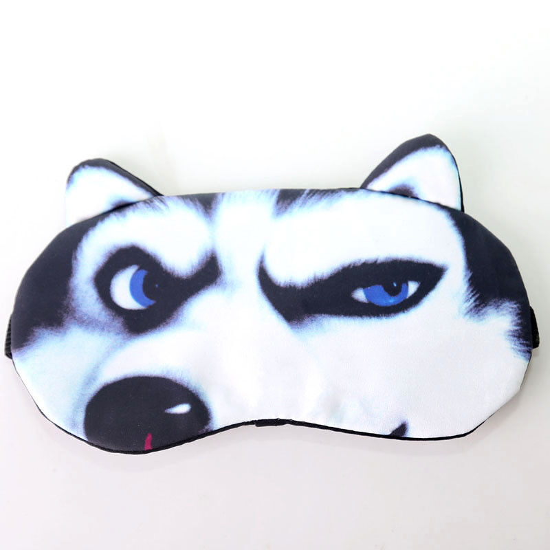 3D Dog Cat Eye Mask Travel Sleep Masks Blindfold Sleeping Aid Adult Kids GL  AU