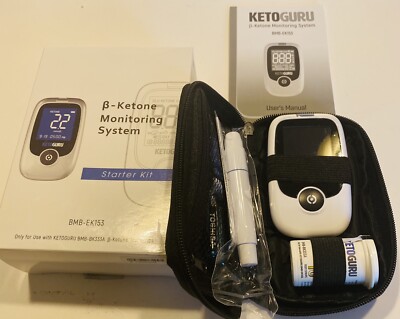 KetoGuru Beta-Ketone Monitoring System Starter Kit  (BMB-EK153) NEW