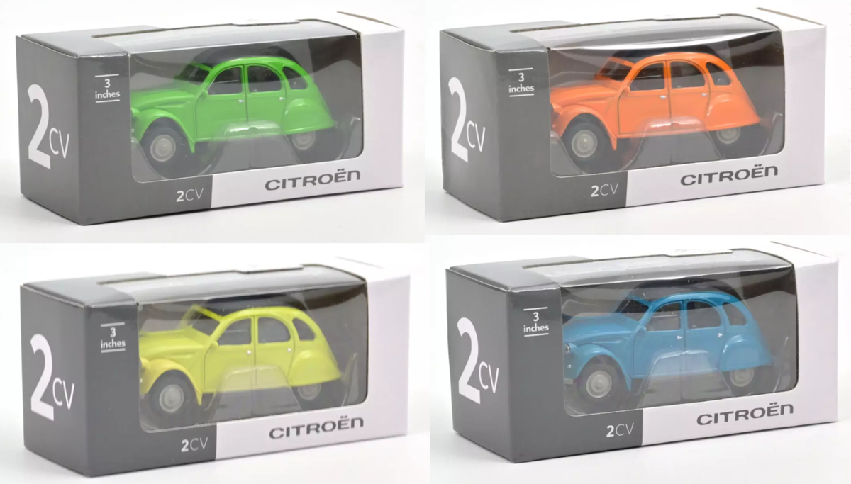 CITROËN ミニカーセット 2CV & Méhari 未開封シトロエン ミニカーセットノレブ 1/64 C3 E-MEHARI 2CV