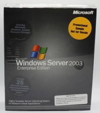 Microsoft Windows Server 2003 Enterprise Edition (25 Client Microsoft Windows Server 2003 Enterprise Edition (25 Client