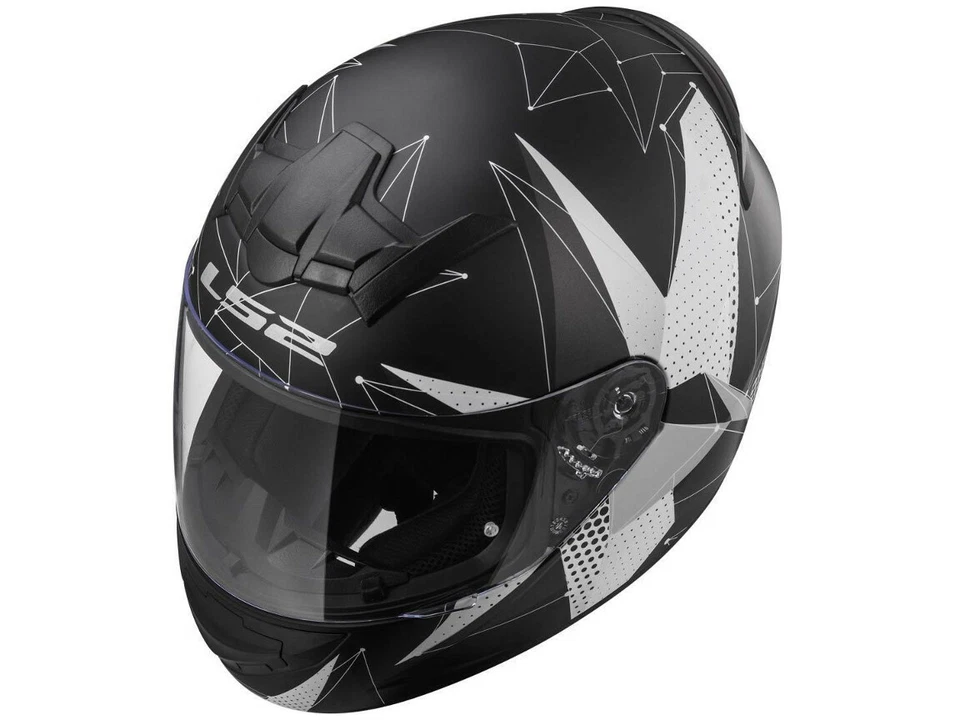 LS2 Integralhelm FF352 Rookie Brilliant | Schwarz-Titan Matt | Motorradhelm a... - Bild 3 von 4
