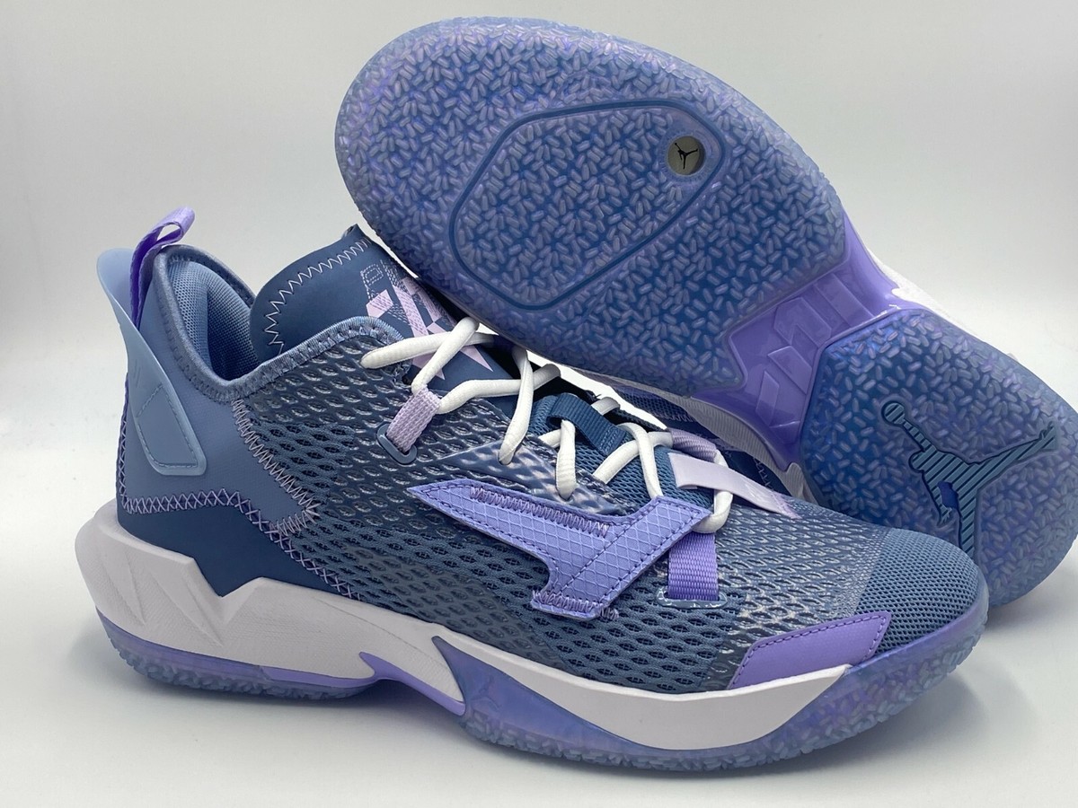 NIKE JORDAN WHY NOT ZERO.4 BLUE/WHITE [CQ4230 400] US MEN SZ 10 | eBay