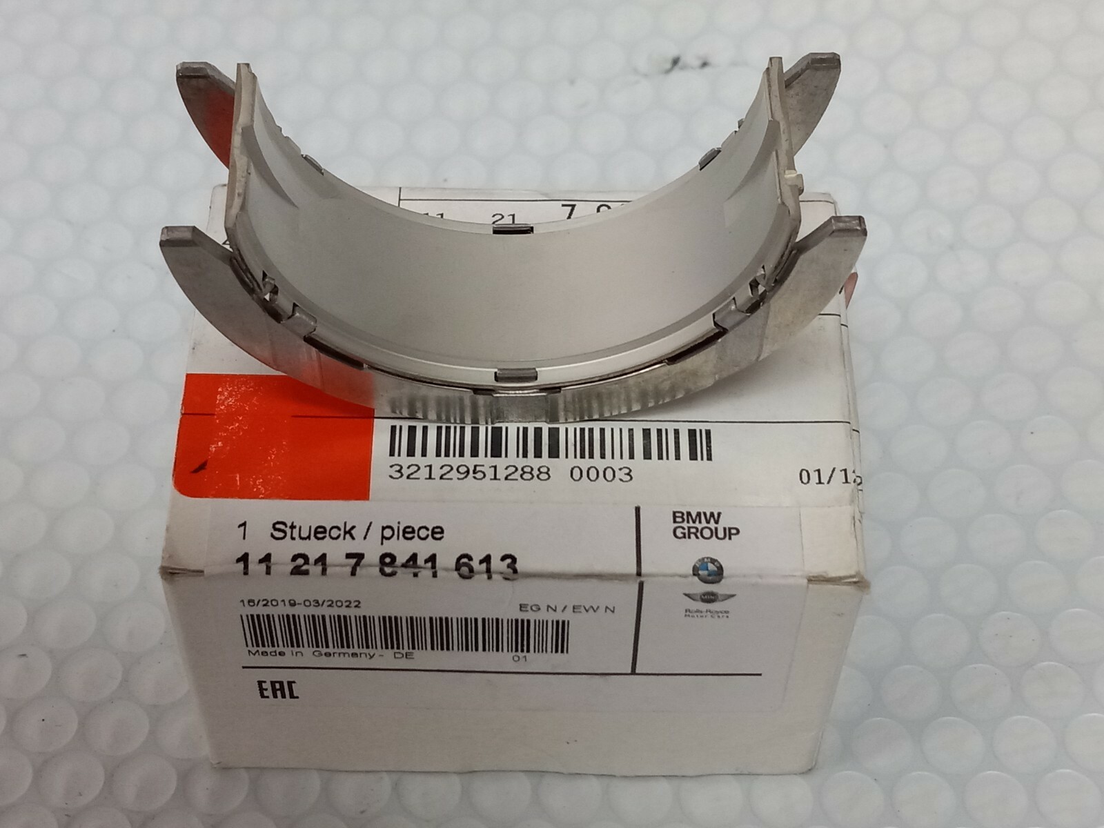 BMW Engine Crankshaft Main Bearing - Genuine 11217841613 FITS M3  