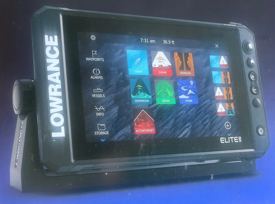 Lowrance Elite FS 9 Black Fishfinder Chartplotter NO Transducer & US Inland Maps - Image 4 of 4
